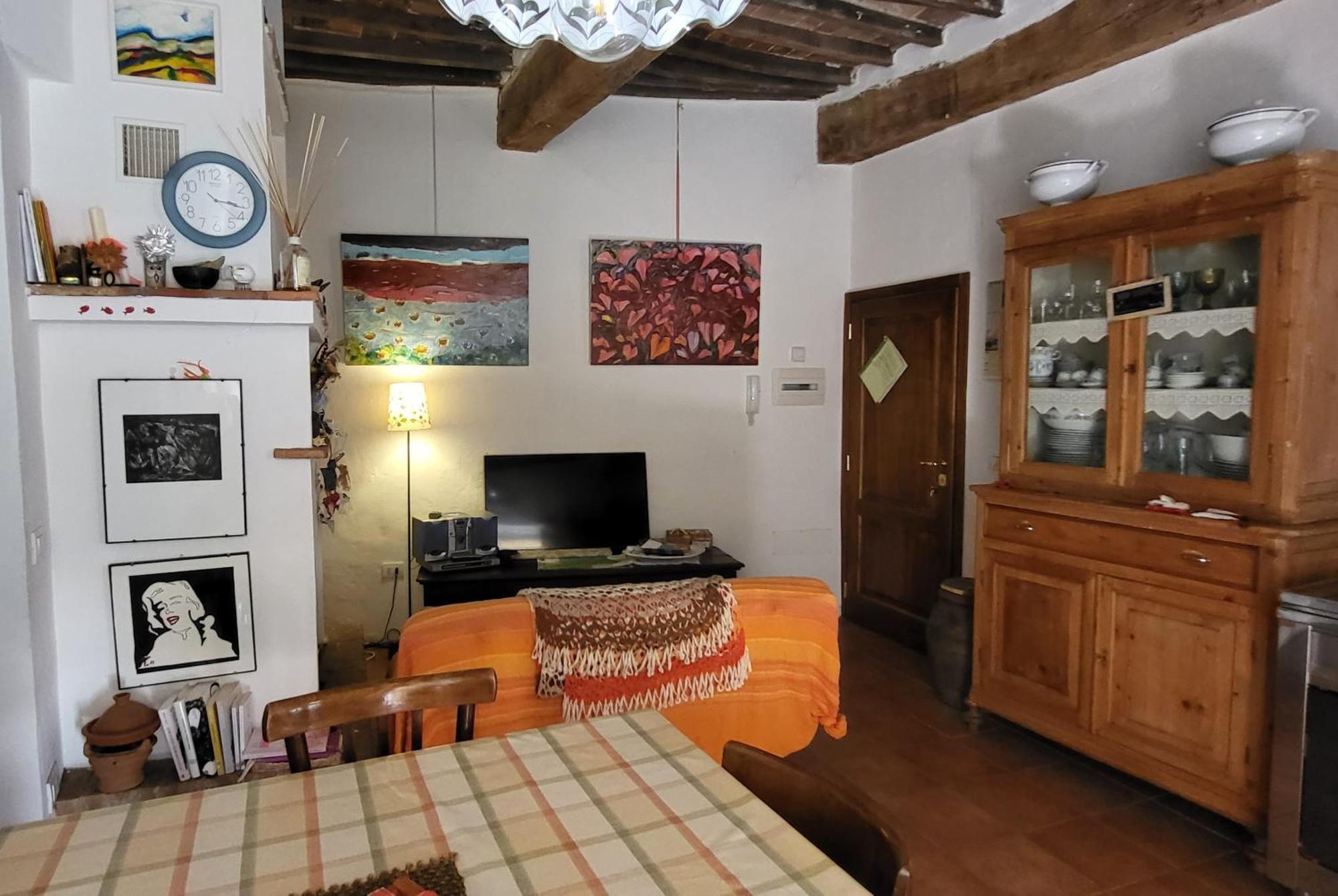 La Casa Di Dina Leilighet Castelmuzio Eksteriør bilde