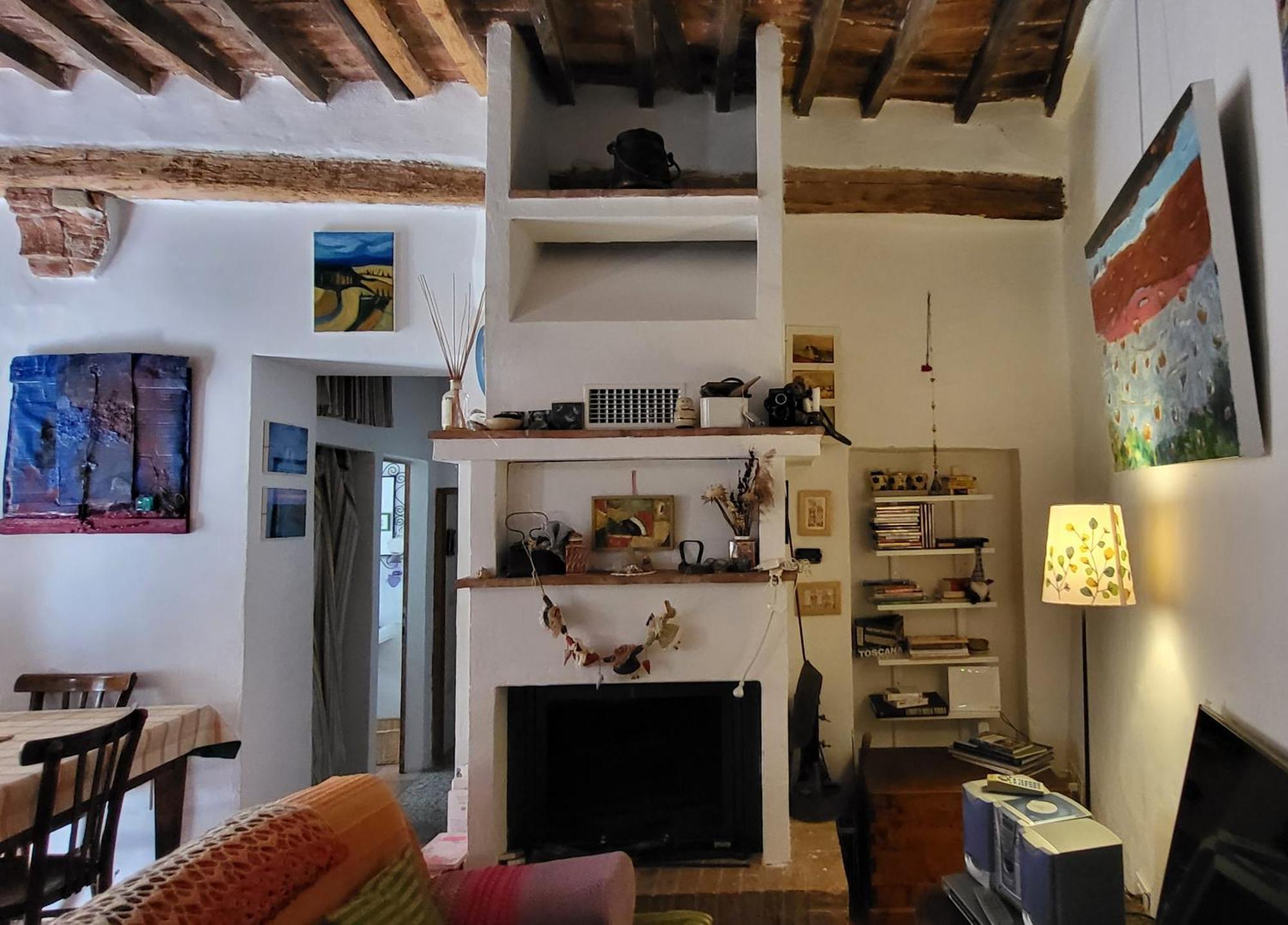 La Casa Di Dina Leilighet Castelmuzio Eksteriør bilde